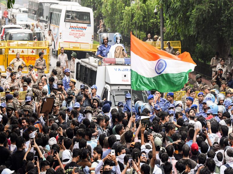 The CJP Protest in Delhi